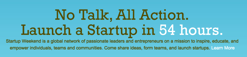 Startup Weekend Mantra